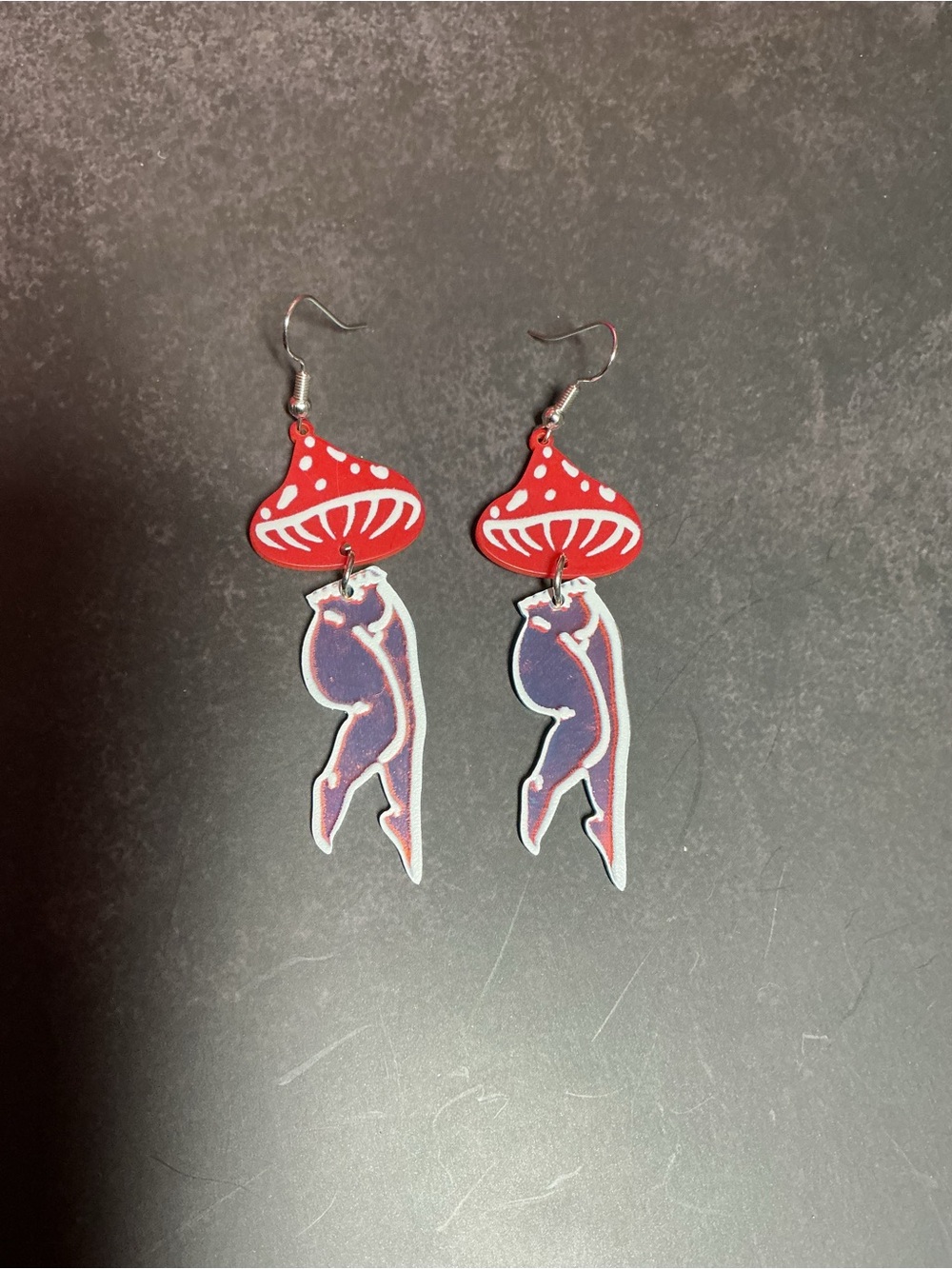 Mushroom Leg Earrings